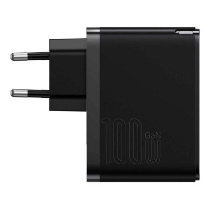 Baseus Reise-Ladegerät GaN5 Pro Schnellladegerät C+U, PD3.0, QC4.0 +, AFC, 100W EU Schwarz (CCGP090201) - Image 13