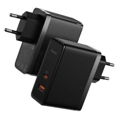 Baseus Reise-Ladegerät GaN5 Pro Schnellladegerät C+U, PD3.0, QC4.0 +, AFC, 100W EU Schwarz (CCGP090201) - Image 18