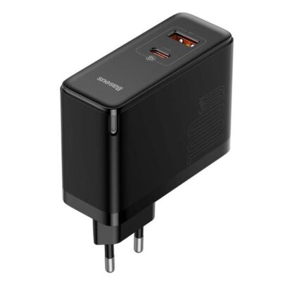 Baseus Reise-Ladegerät GaN5 Pro Schnellladegerät C+U, PD3.0, QC4.0 +, AFC, 100W EU Schwarz (CCGP090201) - Image 19