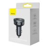 Baseus Kfz-Ladegerät Bluetooth FM Transmitter Car Enjoy mit LED-Anzeige Kabellos U+U+3,5mm Audio+TF MP3 Ladegerät BT 5.0, 3.4A Schwarz (CCLH-01).