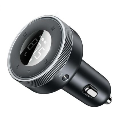 Baseus Kfz-Ladegerät Bluetooth FM Transmitter Car Enjoy mit LED-Anzeige Kabellos U+U+3,5mm Audio+TF MP3 Ladegerät BT 5.0, 3.4A Schwarz (CCLH-01). - Image 7