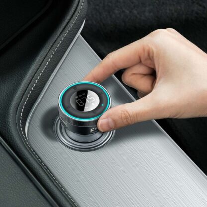 Baseus Kfz-Ladegerät Bluetooth FM Transmitter Car Enjoy mit LED-Anzeige Kabellos U+U+3,5mm Audio+TF MP3 Ladegerät BT 5.0, 3.4A Schwarz (CCLH-01). - Image 14
