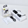 Baseus Auto-Ladegerät Bluetooth FM-Transmitter T-förmig S-16 mit Display 2xUSB MicroSD Schwarz (CCMT000201)