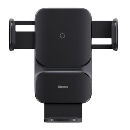 Baseus Auto-Halterung Wireless Charger Wisdom Auto-Ausrichtung Luftauslass Basis QI 15W Schwarz (CGZX000001) - Image 3