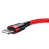 Baseus Lightning Cafule Kabel 1.5A 2m Rot + Rot (CALKLF-C09)