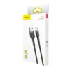 Baseus Micro-USB Cafule Kabel 2.4A 0.5m Grau + Schwarz (CAMKLF-AG1)