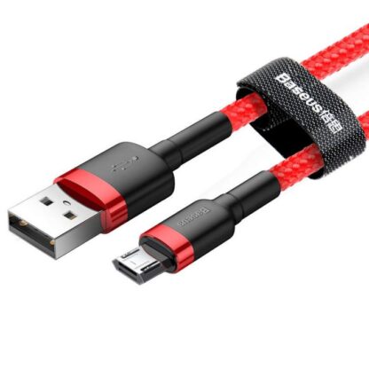 Baseus Micro-USB-Kabel Cafule 1,5A 2m Rot + Rot (CAMKLF-C09) - Image 9