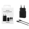 Samsung Reiseadapter 15W EP-T1510X mit Typ-C-zu-Typ-C-Kabel (1m) Schwarz EU (EP-T1510XBEGEU)