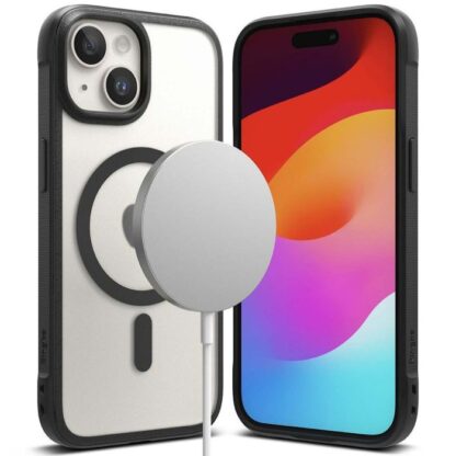 Ringke iPhone 15 Hülle Fusion Bold Magnetic Clear/Schwarz