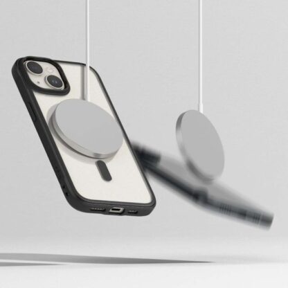 Ringke iPhone 15 Hülle Fusion Bold Magnetic Clear/Schwarz - Image 8