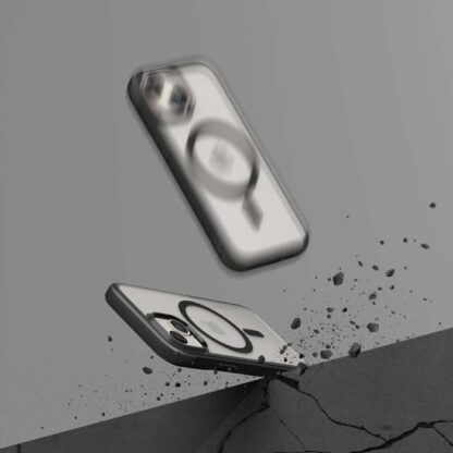 Ringke iPhone 15 Hülle Fusion Bold Magnetic Clear/Schwarz - Image 9
