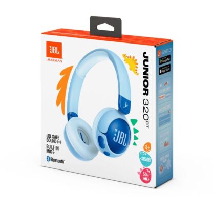 JBL JR320BT Bluetooth Drahtlose On-Ear Kopfhörer für Kinder Blau EU