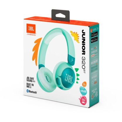 JBL JR320BT Bluetooth Kabellose On-Ear Kopfhörer für Kinder Grün EU