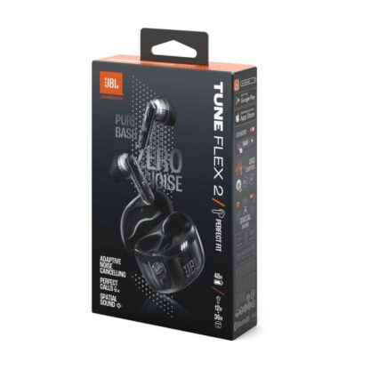 JBL Tune Flex 2 Ghost Edition TWS Bluetooth Kabellose In-Ear-Kopfhörer Ghost Black EU.