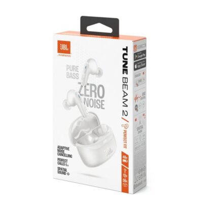 JBL Tune Beam 2 TWS Bluetooth Kabellose In-Ear-Ohrhörer Weiß EU