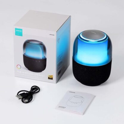 Joyroom Bluetooth Lautsprecher, BT 5.3, RGB Licht Schwarz (JR-ML05) - Image 2