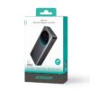 Joyroom Powerbank mit Digitalanzeige, C+C+U, PD 65W, 20000 mAh mit Typ-C zu Typ-C Kabel (1,20m) Schwarz (JR-PBF04).