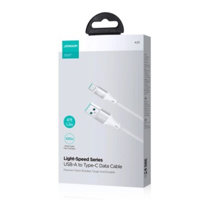 Joyroom Light-Speed Series Kabel USB - Typ-C, 100W, 2m, Weiß (S-A25)