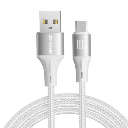 Joyroom Light-Speed Series Kabel USB - Typ-C, 100W, 2m, Weiß (S-A25) - Image 2