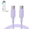 Joyroom Type-C - Type-C Kabel Mehrfarben-Serie A14, 480mb/s, 100W, 1,2m, Lila (S-CC100A141P).