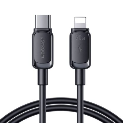 Joyroom Typ-C - Lightning Kabel Multi-Color Serie A14, 480mb/s, 20W, 1,2m, Schwarz (S-CL020A111B)