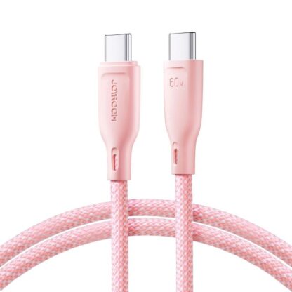 Joyroom USB - Lightning Kabel Multi-Color Serie A14, 480mb/s, 60W, 1m, Pink (SA34-CC3) - Image 2
