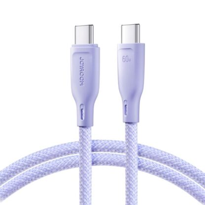 Joyroom USB - Lightning Kabel Multi-Color Serie A14, 480mb/s, 60W, 1m, Lila (SA34-CC3) - Image 2