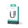 Joyroom Adapter DAC 2-in-1 Typ-C auf 3,5mm Mini Jack/ Typ-C, 60W, 0,14m, Schwarz (SY-C02)