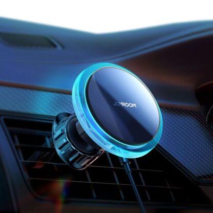 Joyroom Autohalterung Wireless Charger MagSafe (Lüftungsschlitz-Version) 15W, Schwarz (JR-ZS291) - Image 3