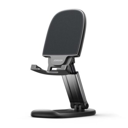 Joyroom Faltbarer Halterständer für Telefone und Tablets, mit einstellbarer Höhe, 4-12,9 Zoll, Schwarz (JR-ZS371)