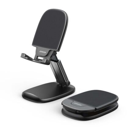 Joyroom Faltbarer Halterständer für Telefone und Tablets, mit einstellbarer Höhe, 4-12,9 Zoll, Schwarz (JR-ZS371) - Image 2