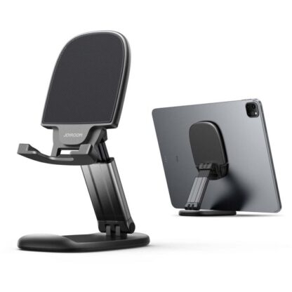 Joyroom Faltbarer Halterständer für Telefone und Tablets, mit einstellbarer Höhe, 4-12,9 Zoll, Schwarz (JR-ZS371) - Image 3