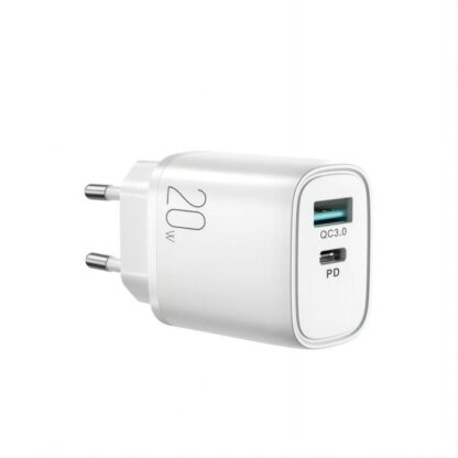 Joyroom Reiseadapter C+U, QC 3.0, PD 20W, Weiß EU (L-QP2011) - Image 2