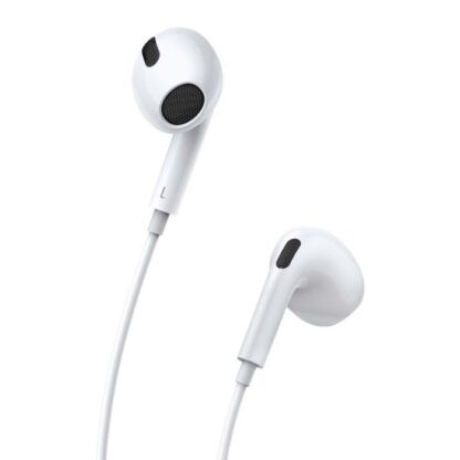 Baseus Kopfhörer Encok H17 In-Ear kabelgebundene Ohrhörer mit 3,5 mm Klinkenstecker kabelgebundene Kopfhörer Weiß (NGCR020002) - Image 4