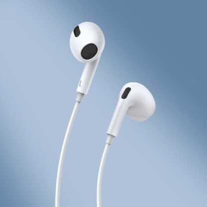Baseus Kopfhörer Encok H17 In-Ear kabelgebundene Ohrhörer mit 3,5 mm Klinkenstecker kabelgebundene Kopfhörer Weiß (NGCR020002) - Image 9