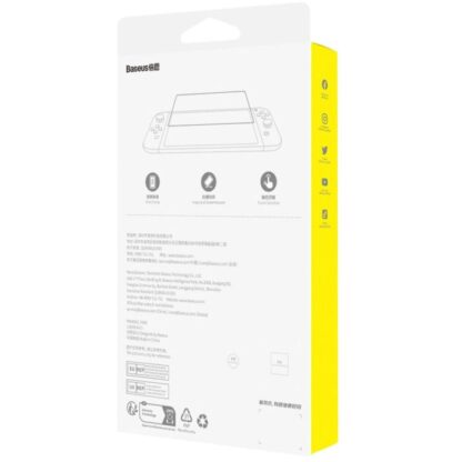 Baseus Crystal Hartglas für Nintendo Switch 2019 mit Montagesatz, Transparent (P6001205K201-00). - Image 2