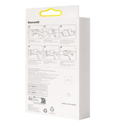 Baseus iWatch 0,2 mm, NanoCrystal Schutzfolie für Apple Watch 4/5/6/SE/SE 2, 44mm (2 Stück) mit Montageset, Transparent (P6001510B201-01). - Image 2