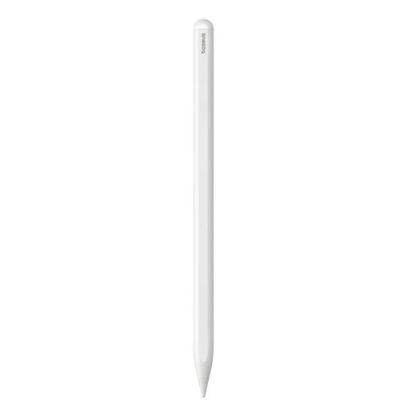 Baseus Tablet Stift Reibungsloses Schreiben 2 Kabelloses Laden mit LED-Anzeige + Aktive Austauschbare Spitze für iPad, Weiß (P80015803213-00) - Image 3