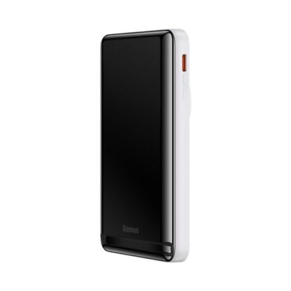 Baseus Powerbank Magnetisches Kabelloses Laden (Mit Xiaobai Typ-C zu Typ-C 60W(20V/3A) 0,5m) MagSafe 15W / PD 20W, 10000 mAh, Weiß (PPCX000202) - Image 4