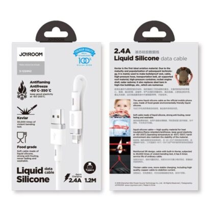 Joyroom Lightning - USB Kabel 2,4A, 1,2m, Weiß (S-1224N2)