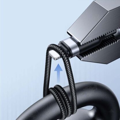 Joyroom USB - Typ-C 2x/ Lightning/ Micro USB Kabel, 3.5A, 1,2m, Schwarz (S-1T4018A18) - Image 5