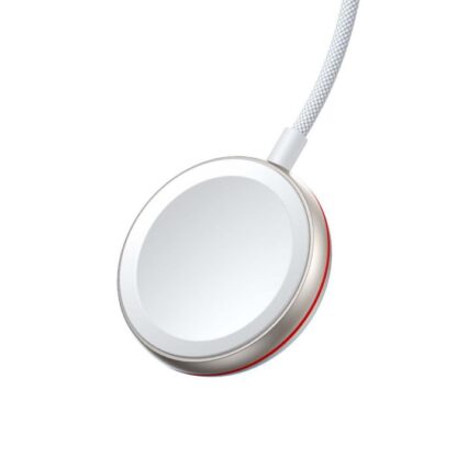 Joyroom Kabelloses Apple Watch Ladegerät mit Type-C und Lightning Kabel 1,5m, 3,5W, Weiß (S-IW012)
