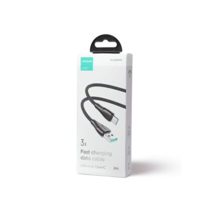 Joyroom USB - Typ-C Surpass Series Schnellladekabel und Datenkabel, 3A, 1,2m, Schwarz (S-UC027A11).