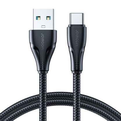 Joyroom USB - Typ-C Surpass Series Schnellladekabel und Datenkabel, 3A, 1,2m, Schwarz (S-UC027A11). - Image 2