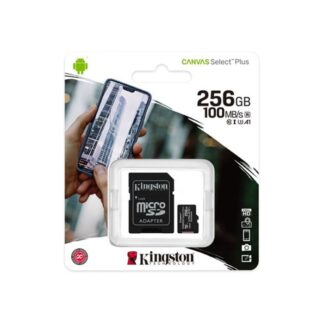 Kingston MicroSD-Karte Canvas Select Plus 256GB Class 10 + Adapter (SDCS2/256).