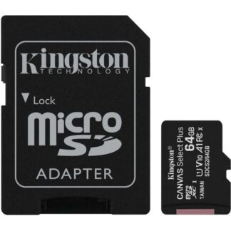 Kingston MicroSD-Karte Canvas Select Plus 64GB Class 10 + Adapter (SDCS2/64)