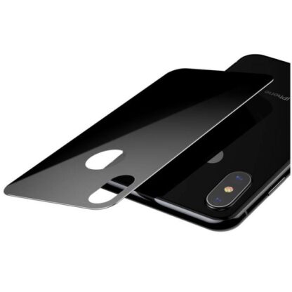 Baseus iPhone Xs 0,3 mm Vollabdeckung gebogenes T-Glas Rückseiten-Schutz Schwarz (SGAPIPH58-BM01) - Image 4