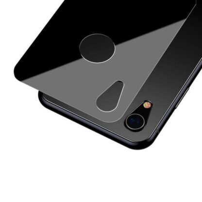 Baseus iPhone Xr 0,3 mm Vollabdeckung gebogenes T-Glas Rückseitenfolie Schwarz (SGAPIPH61-BM01) - Image 5