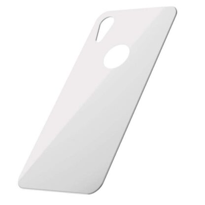 Baseus iPhone Xr 0,3 mm Vollabdeckung gebogen T-Glass Rückenschutz Weiß (SGAPIPH61-BM02) - Image 3