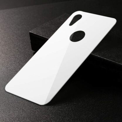 Baseus iPhone Xr 0,3 mm Vollabdeckung gebogen T-Glass Rückenschutz Weiß (SGAPIPH61-BM02) - Image 8